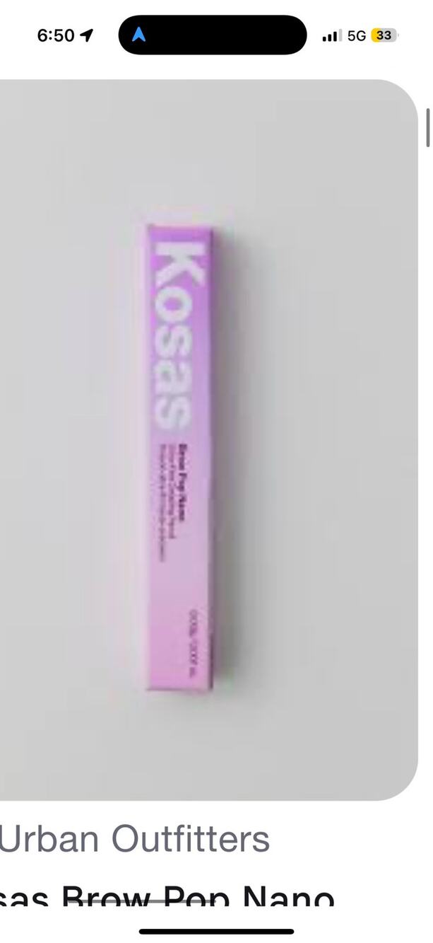 Kosas Brow Pop Nano Ultra-Fine Detailing Pencil in shade taupe